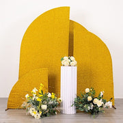 4 Chiara Backdrop Stand Covers Shimmer Tinsel Finish