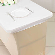 4 ft Fitted Spandex Tablecloth Rectangular Table Top Cover