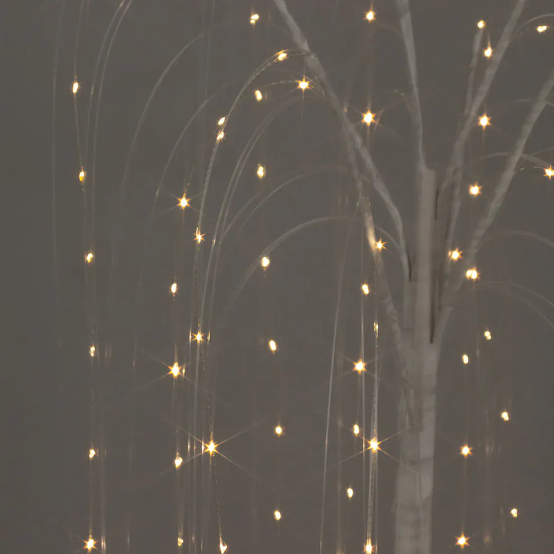 4 ft LED Weeping Willow Tree Light - White LED_TREE03_4_B_WHT