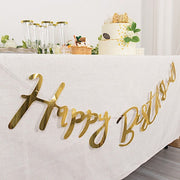 4 ft Metallic Foil "Happy Birthday" Banner - Gold PAP_GRLD_009_BDAY02_GOLD