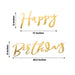 4 ft Metallic Foil "Happy Birthday" Banner - Gold PAP_GRLD_009_BDAY02_GOLD