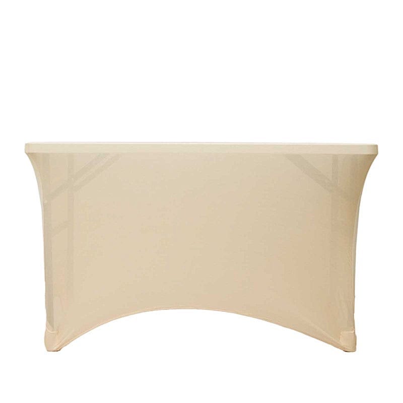 4 ft Rectangular Fitted Spandex Tablecloth