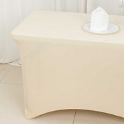 4 ft Rectangular Fitted Spandex Tablecloth