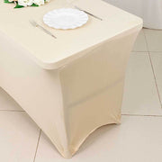 4 ft Rectangular Fitted Spandex Tablecloth
