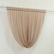 4 ft x 4 ft Sheer Chiffon Valance Curtain Backdrop Drapery Panel