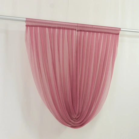 4 ft x 4 ft Sheer Chiffon Valance Curtain Backdrop Drapery Panel