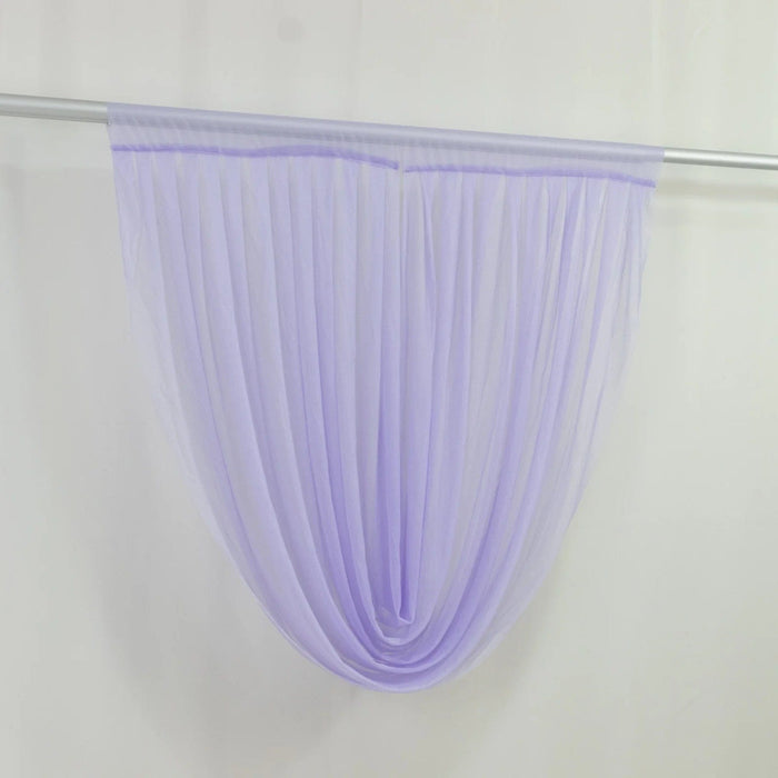 4 ft x 4 ft Sheer Chiffon Valance Curtain Backdrop Drapery Panel