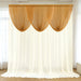 4 ft x 4 ft Sheer Chiffon Valance Curtain Backdrop Drapery Panel