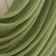 4 ft x 4 ft Sheer Chiffon Valance Curtain Backdrop Drapery Panel