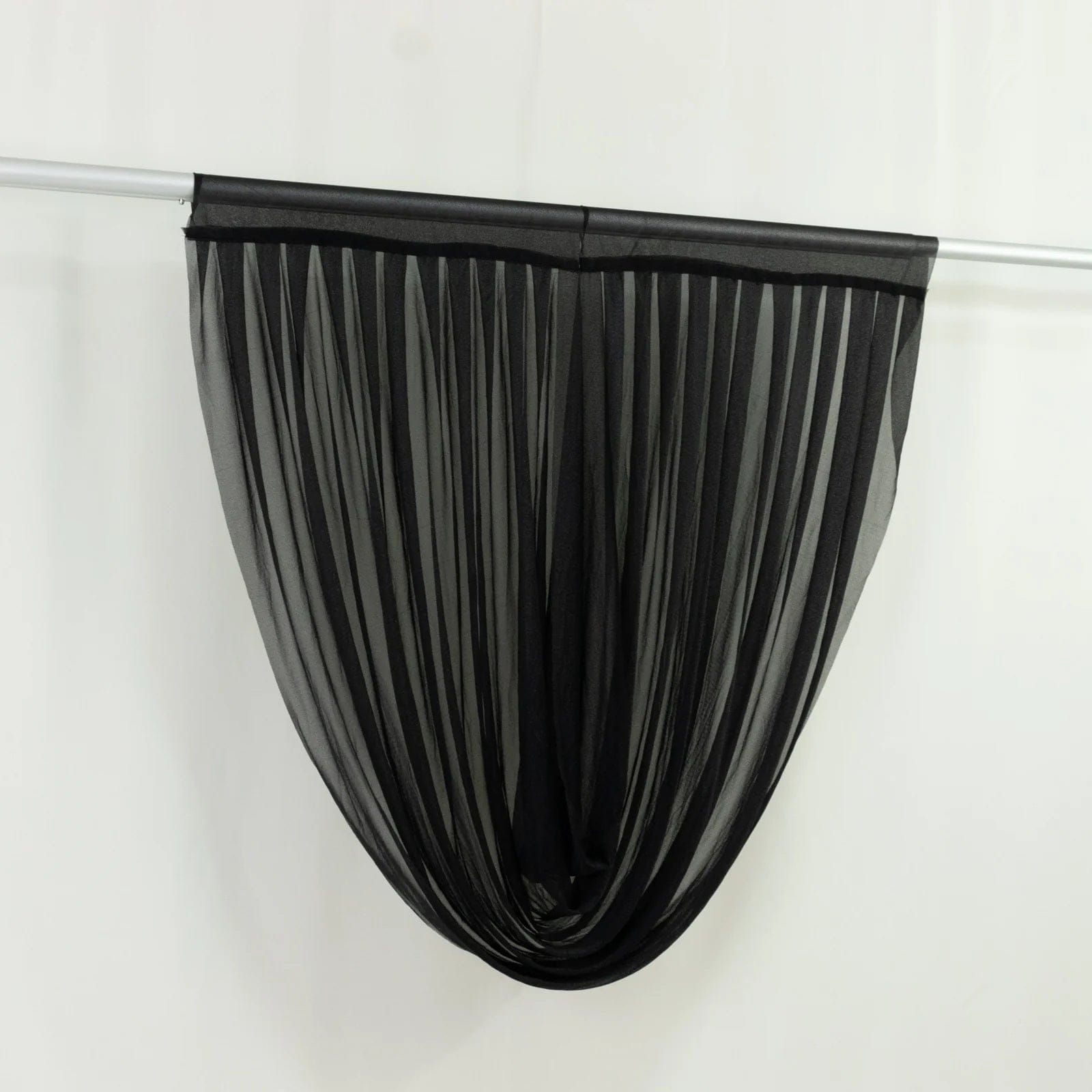 4 ft x 4 ft Sheer Chiffon Valance Curtain Backdrop Drapery Panel