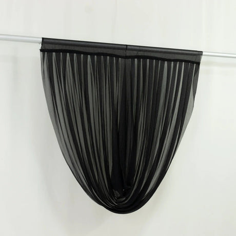 4 ft x 4 ft Sheer Chiffon Valance Curtain Backdrop Drapery Panel