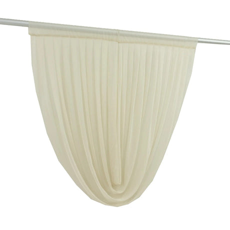 4 ft x 4 ft Sheer Chiffon Valance Curtain Backdrop Drapery Panel