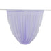 4 ft x 4 ft Sheer Chiffon Valance Curtain Backdrop Drapery Panel CUR_PANCHIF01_VAL_4FT_LAV