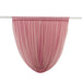4 ft x 4 ft Sheer Chiffon Valance Curtain Backdrop Drapery Panel CUR_PANCHIF01_VAL_4FT_MAUV