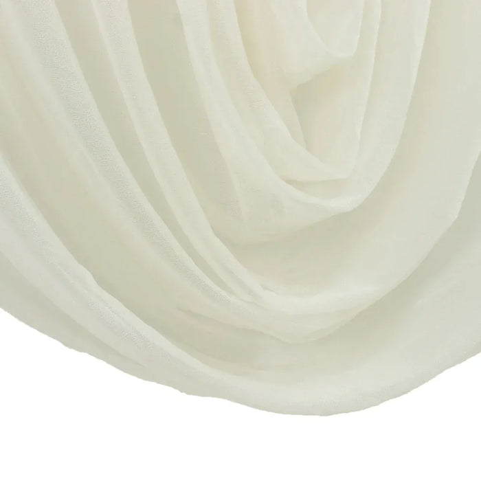 4 ft x 5 ft Sheer Chiffon Valance Curtain Backdrop Drapery Panel