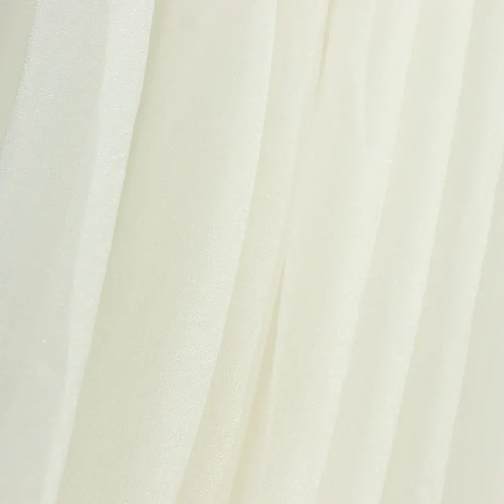 4 ft x 5 ft Sheer Chiffon Valance Curtain Backdrop Drapery Panel