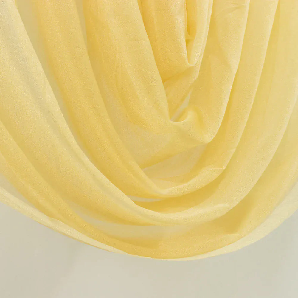 4 ft x 5 ft Sheer Chiffon Valance Curtain Backdrop Drapery Panel