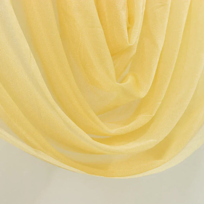 4 ft x 5 ft Sheer Chiffon Valance Curtain Backdrop Drapery Panel