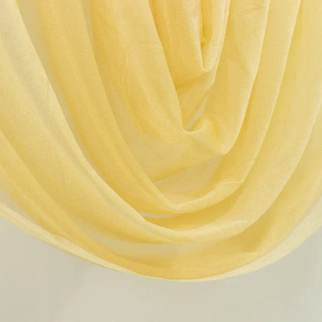 4 ft x 5 ft Sheer Chiffon Valance Curtain Backdrop Drapery Panel