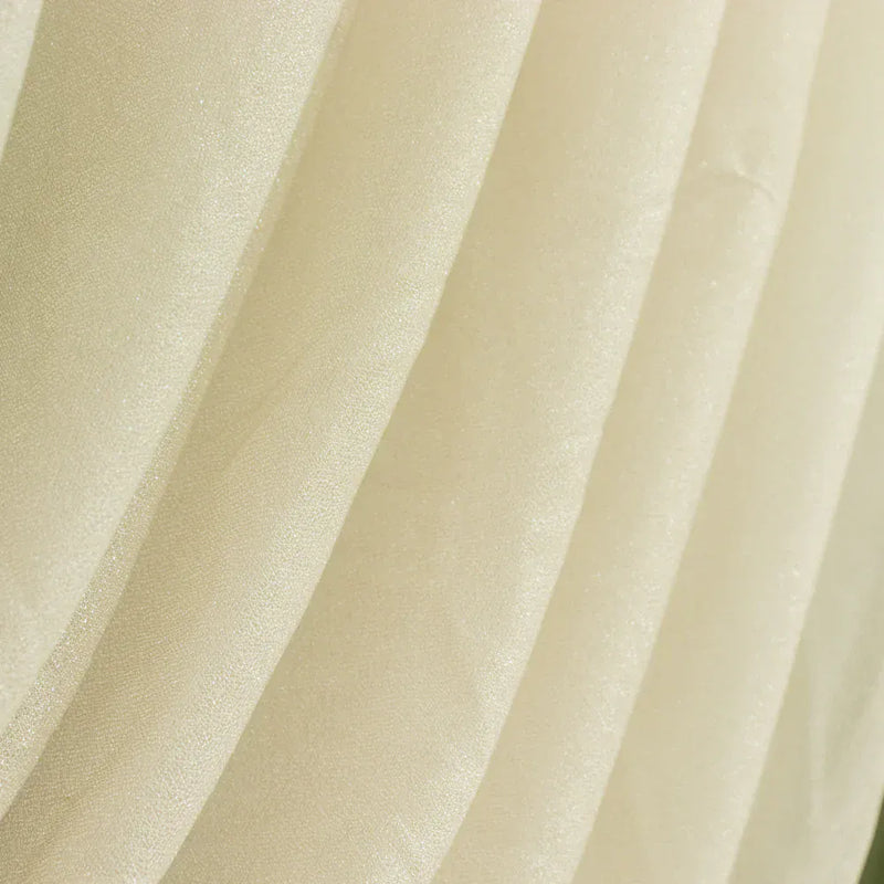 4 ft x 5 ft Sheer Chiffon Valance Curtain Backdrop Drapery Panel