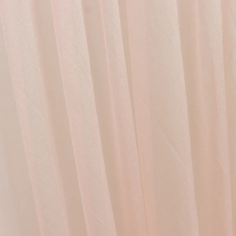 4 ft x 5 ft Sheer Chiffon Valance Curtain Backdrop Drapery Panel