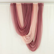 4 ft x 5 ft Sheer Chiffon Valance Curtain Backdrop Drapery Panel