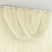 4 ft x 5 ft Sheer Chiffon Valance Curtain Backdrop Drapery Panel CUR_PANCHIF01_VAL_5FT_081