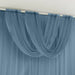 4 ft x 5 ft Sheer Chiffon Valance Curtain Backdrop Drapery Panel CUR_PANCHIF01_VAL_5FT_086