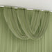 4 ft x 5 ft Sheer Chiffon Valance Curtain Backdrop Drapery Panel CUR_PANCHIF01_VAL_5FT_DSG