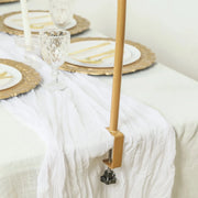 4 ft x 6 ft Round Top Over The Table Rod Stand Metal Arch with Clamps - Gold BKDP_STND_12_RND_GOLD