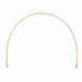 4 ft x 6 ft Round Top Over The Table Rod Stand Metal Arch with Clamps - Gold BKDP_STND_12_RND_GOLD