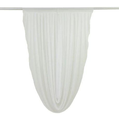 4 ft x 6 ft Sheer Chiffon Valance Curtain Backdrop Drapery Panel