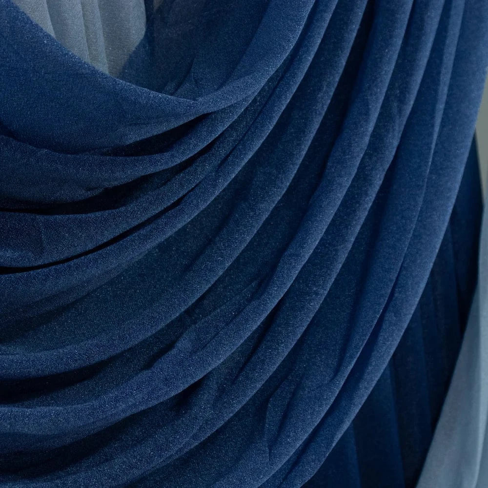 4 ft x 6 ft Sheer Chiffon Valance Curtain Backdrop Drapery Panel