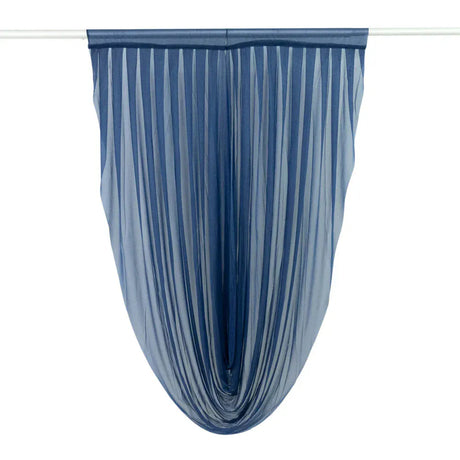 4 ft x 6 ft Sheer Chiffon Valance Curtain Backdrop Drapery Panel