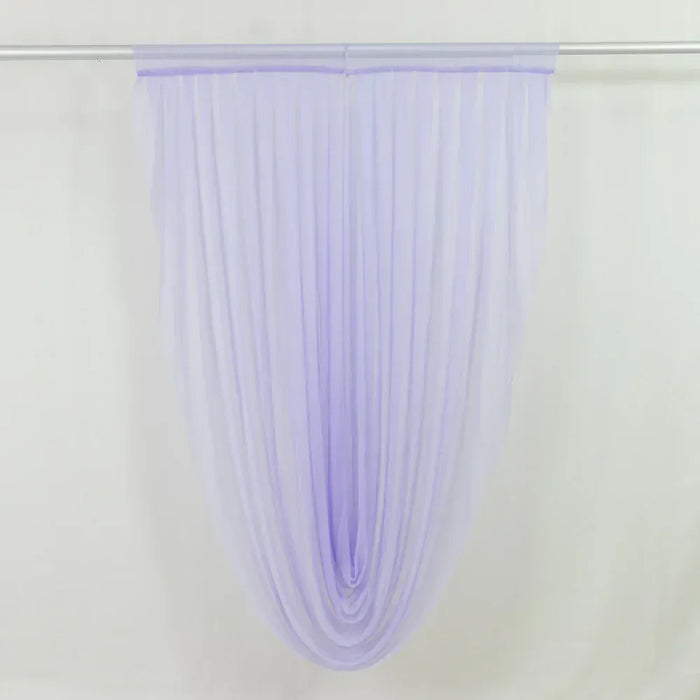 4 ft x 6 ft Sheer Chiffon Valance Curtain Backdrop Drapery Panel