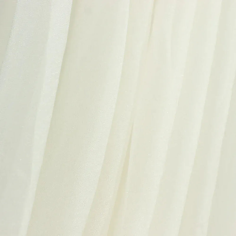 4 ft x 6 ft Sheer Chiffon Valance Curtain Backdrop Drapery Panel