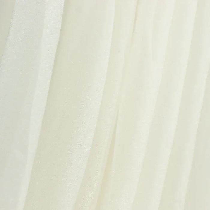 4 ft x 6 ft Sheer Chiffon Valance Curtain Backdrop Drapery Panel