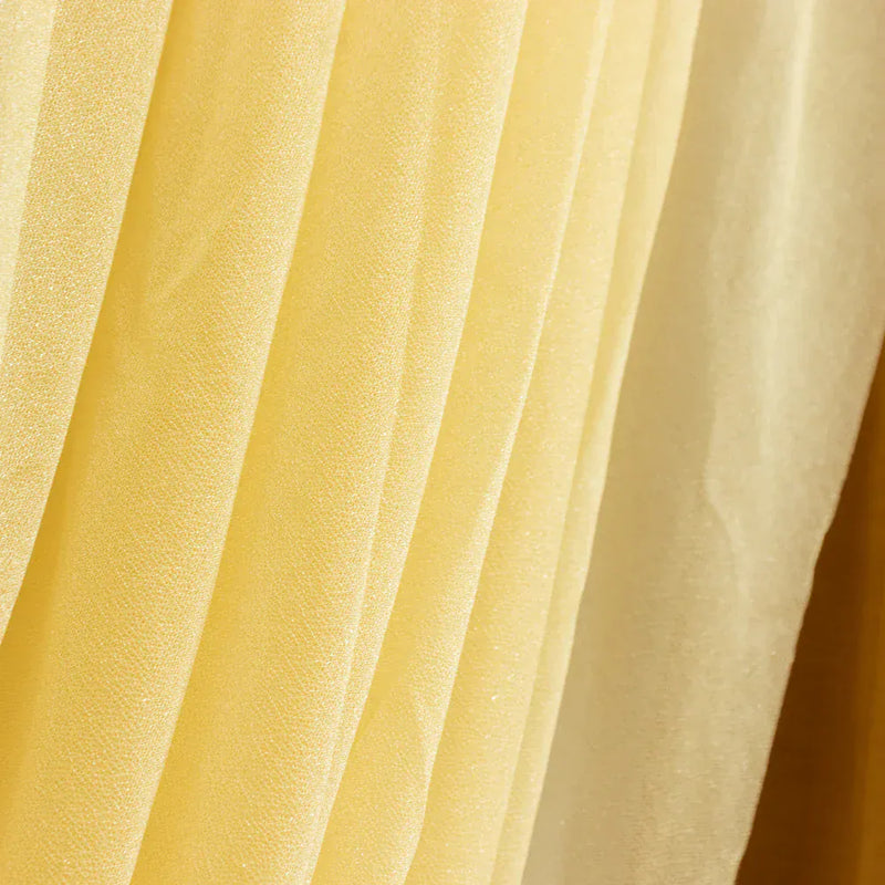 4 ft x 6 ft Sheer Chiffon Valance Curtain Backdrop Drapery Panel