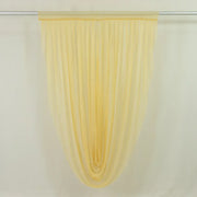 4 ft x 6 ft Sheer Chiffon Valance Curtain Backdrop Drapery Panel
