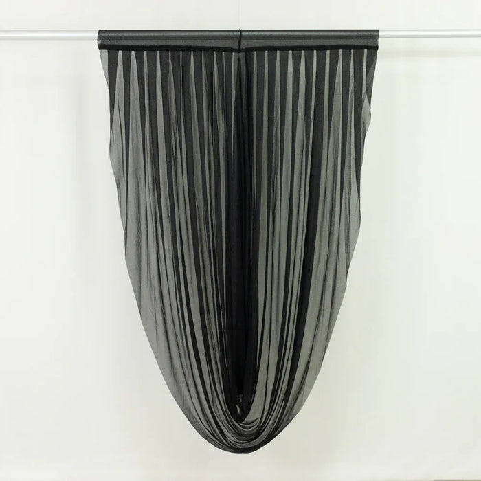 4 ft x 6 ft Sheer Chiffon Valance Curtain Backdrop Drapery Panel