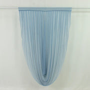 4 ft x 6 ft Sheer Chiffon Valance Curtain Backdrop Drapery Panel