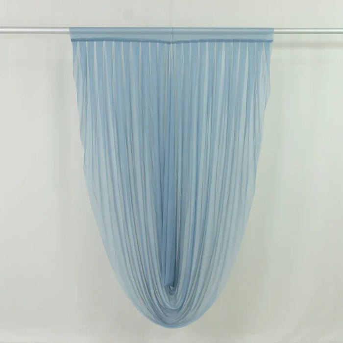 4 ft x 6 ft Sheer Chiffon Valance Curtain Backdrop Drapery Panel