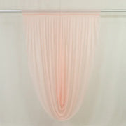 4 ft x 6 ft Sheer Chiffon Valance Curtain Backdrop Drapery Panel