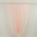 4 ft x 6 ft Sheer Chiffon Valance Curtain Backdrop Drapery Panel