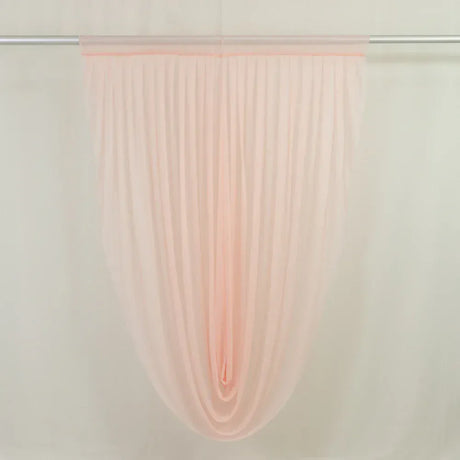 4 ft x 6 ft Sheer Chiffon Valance Curtain Backdrop Drapery Panel