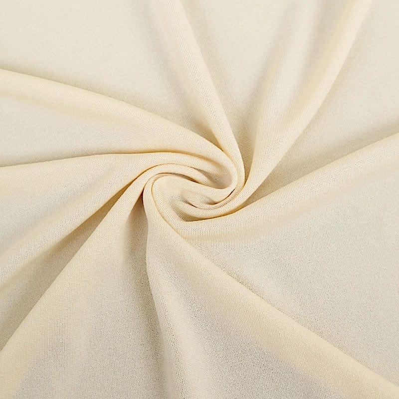 4 Matte Fitted Spandex Half Moon Wedding Arch Backdrop Stand Covers