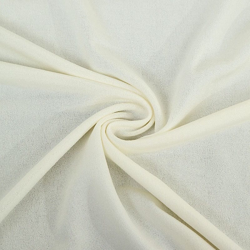 4 Matte Fitted Spandex Half Moon Wedding Arch Backdrop Stand Covers