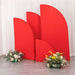 4 Matte Fitted Spandex Half Moon Wedding Arch Backdrop Stand Covers
