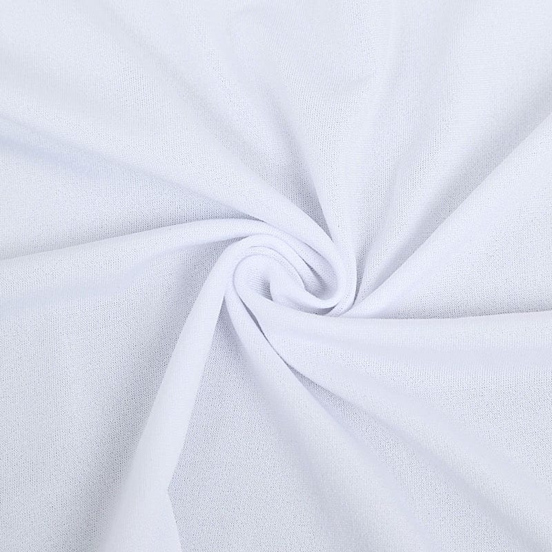 4 Matte Fitted Spandex Half Moon Wedding Arch Backdrop Stand Covers