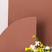 4 Matte Fitted Spandex Half Moon Wedding Arch Backdrop Stand Covers